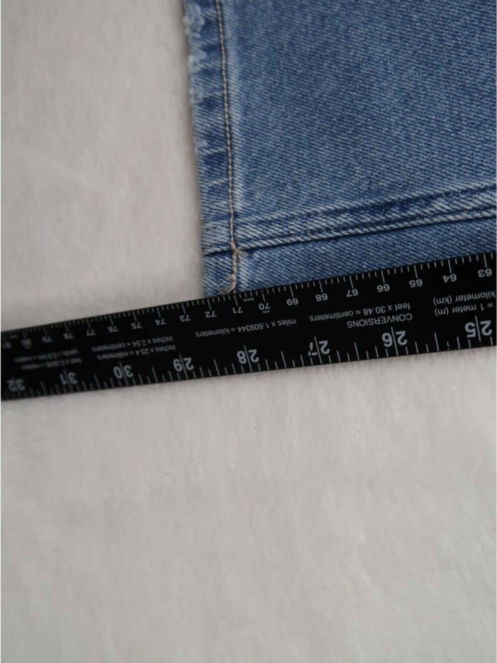 ✨3/$30 NWT Hollister 12 Short Curvy Ultra High-Rise Dad Jeans Light Blue Denim - Picture 4 of 7
